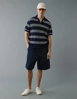 Chemise polo en tricot rayé Fin de semaine AE