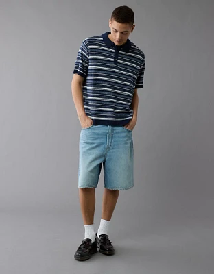 Chemise polo en tricot rayé Fin de semaine AE