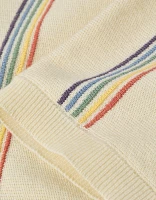 Chemise polo en tricot rayé boutonnée Fin de semaine fierté AE