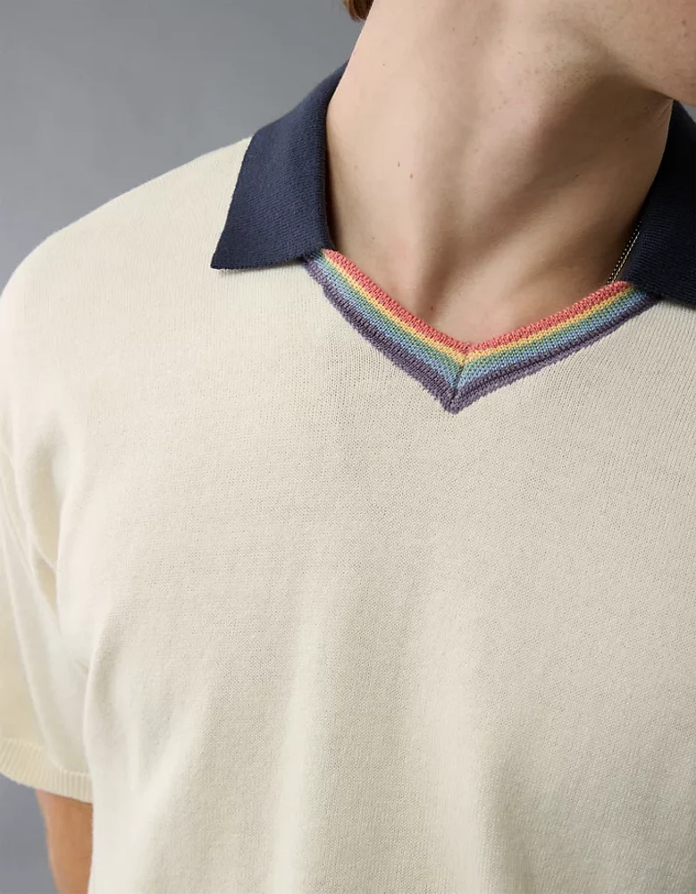 Polo en tricot Fin de semaine fierté AE
