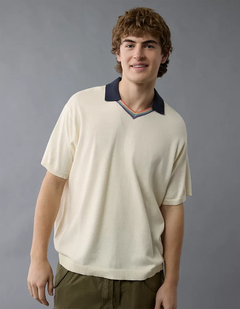 Polo en tricot Fin de semaine fierté AE