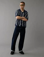 Chemise polo en tricot rayé boutonnée Fin de semaine AE