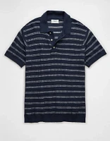 AE Striped Sweater Polo Shirt