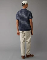 AE Striped Sweater Polo Shirt