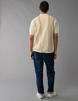 Chemise polo en tricot boutonnée Fin de semaine la fierté AE