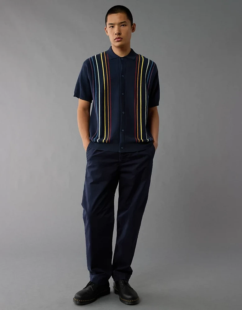 Chemise polo en tricot boutonnée Fin de semaine la fierté AE