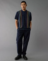 Chemise polo en tricot boutonnée Fin de semaine la fierté AE
