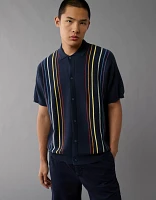 Chemise polo en tricot boutonnée Fin de semaine la fierté AE