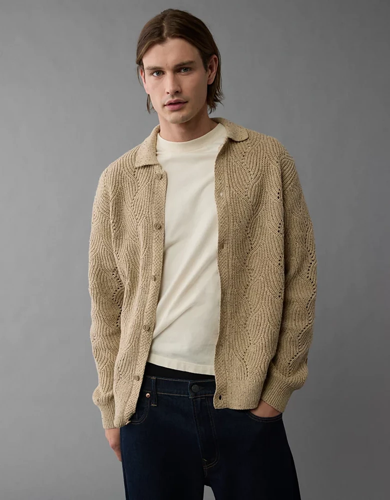 AE Collared Cardigan