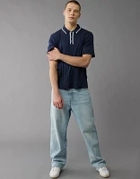 AE Weekend Tipped Sweater Polo Shirt