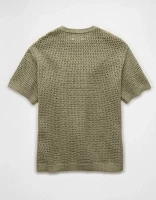AE Open Knit Sweater T-Shirt