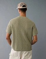AE Open Knit Sweater T-Shirt