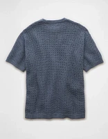 AE Open Knit Sweater T-Shirt