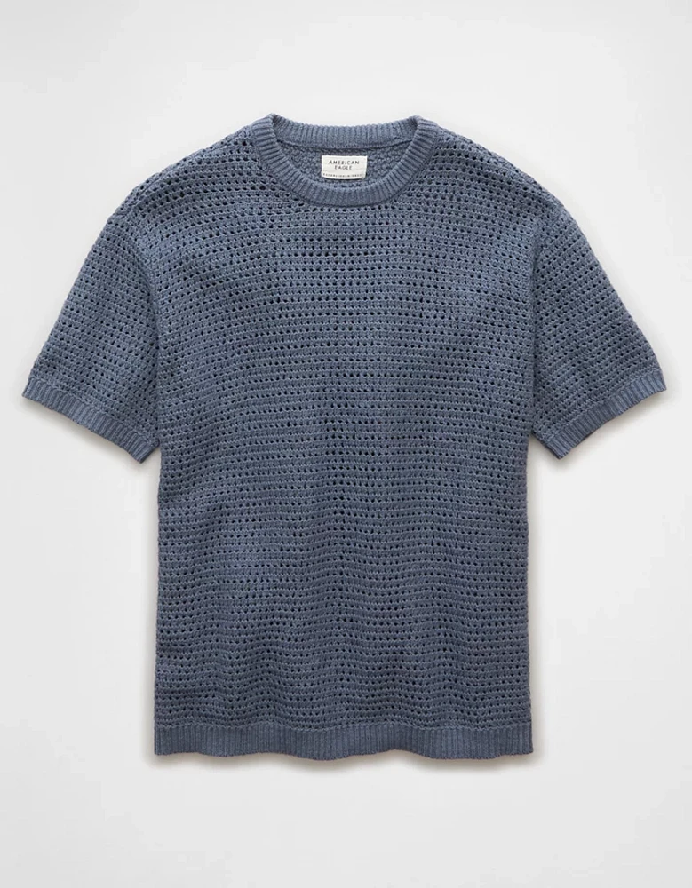 AE Open Knit Sweater T-Shirt