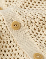 Cardigan au crochet à encolure en V AE