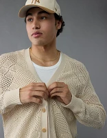 Cardigan au crochet à encolure en V AE