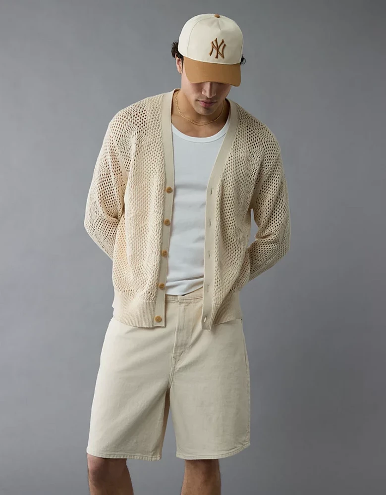 Cardigan au crochet à encolure en V AE