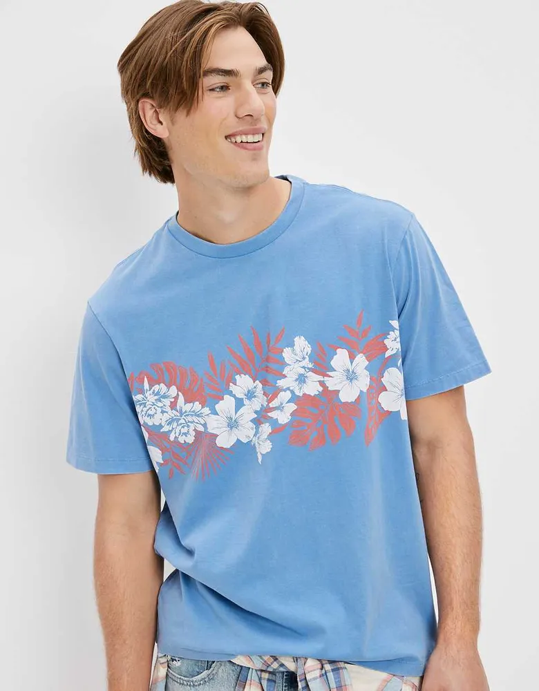 AE Super Soft Floral T-Shirt