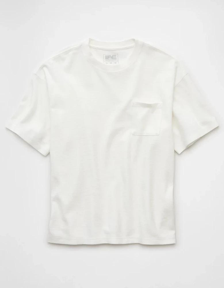 T-shirt droit texturé 24/7 AE