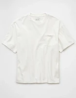 T-shirt droit texturé 24/7 AE