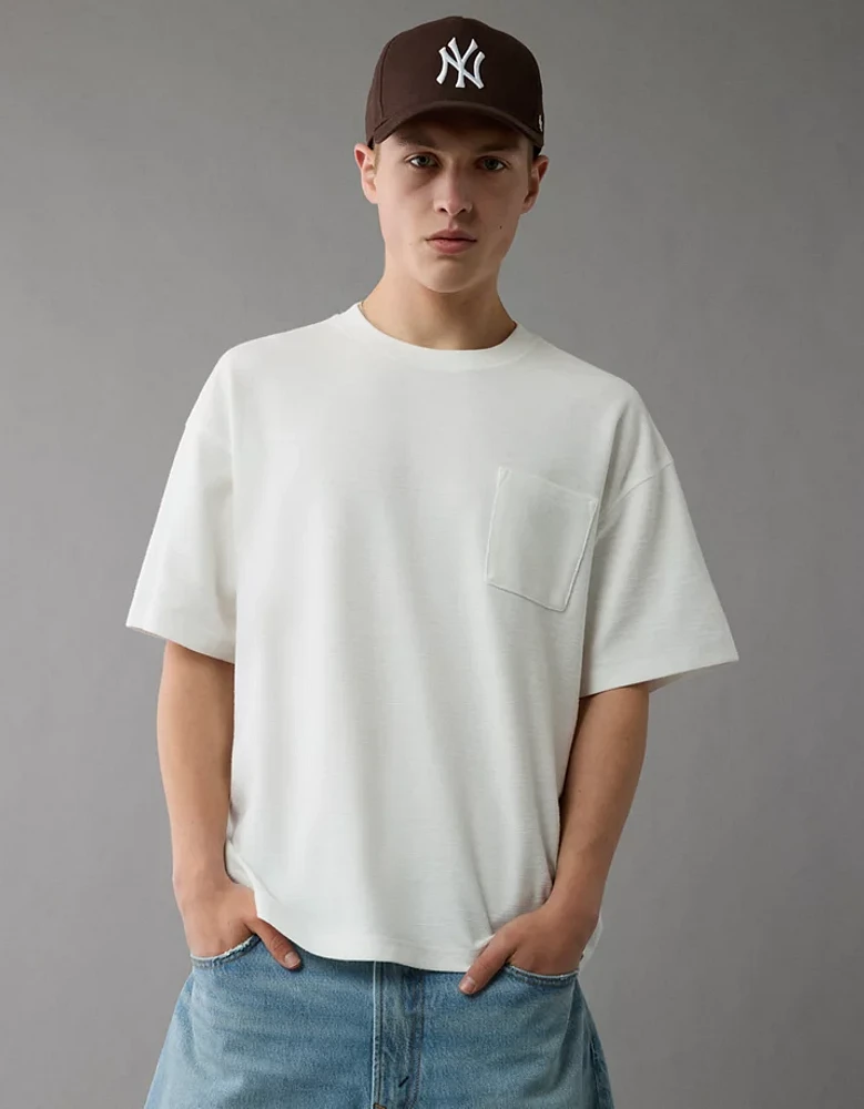 T-shirt droit texturé 24/7 AE