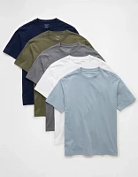 Emballage de cinq t-shirts style déjà porté AE