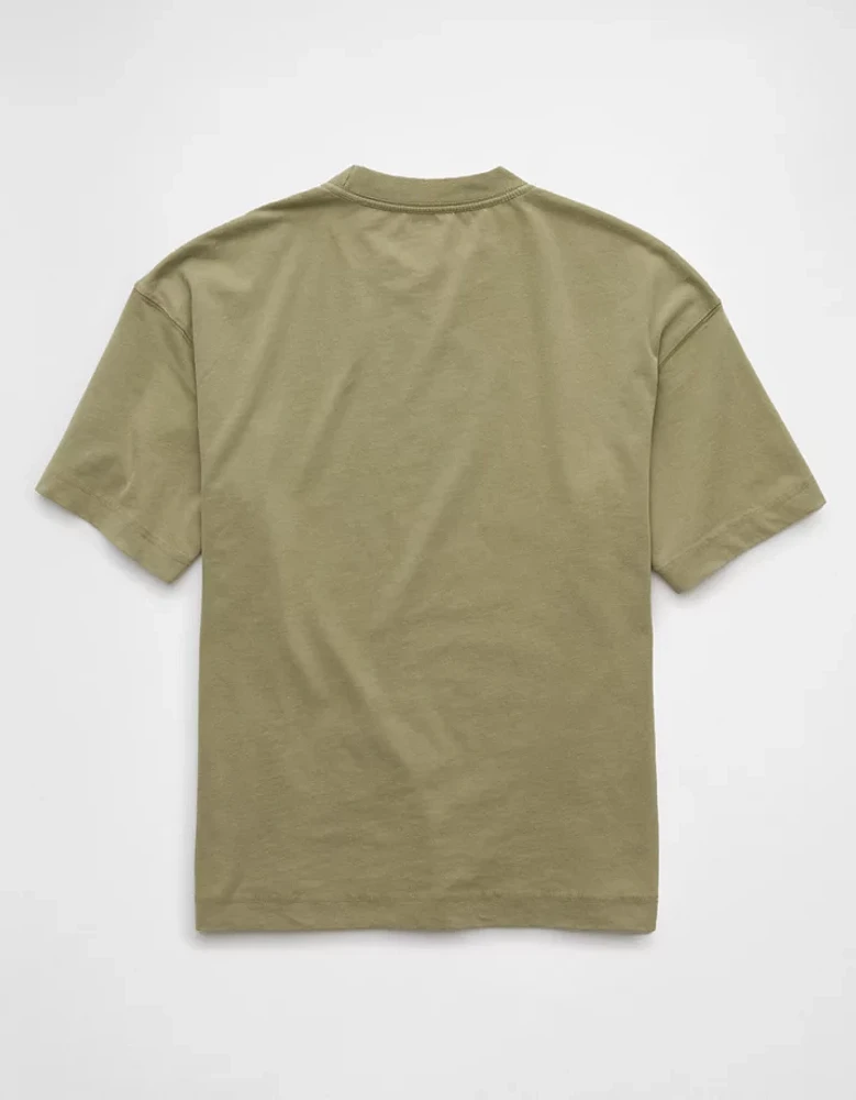 AE Boxy Sueded Jersey T-Shirt