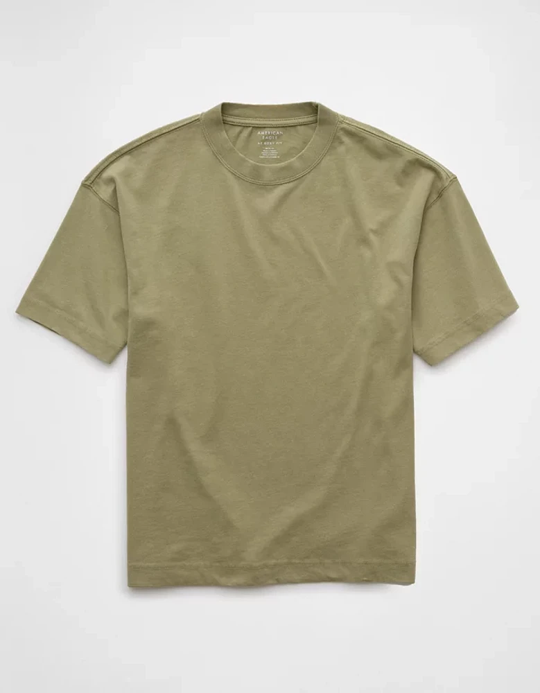 AE Boxy Sueded Jersey T-Shirt