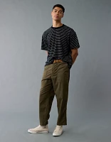 AE Boxy Textured Striped T-Shirt