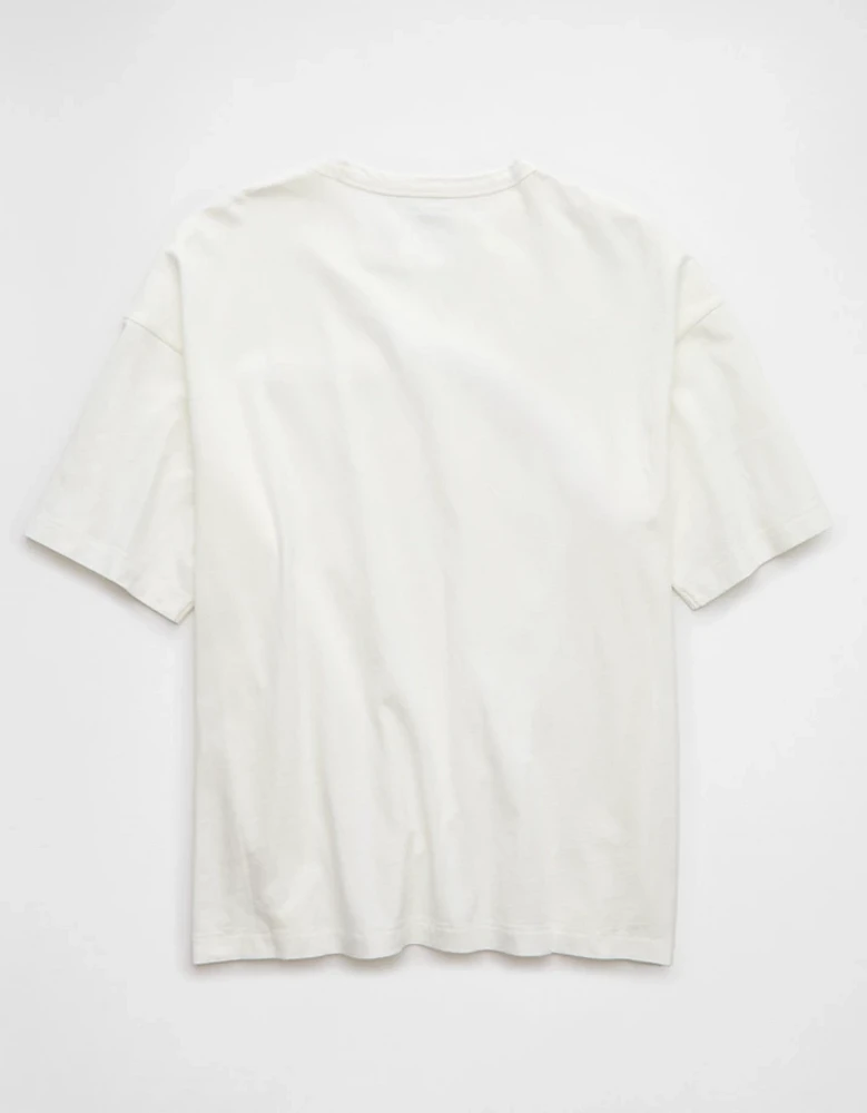 AE Boxy Linen-Blend T-Shirt