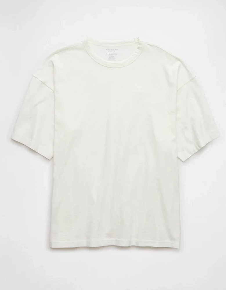 AE Boxy Linen-Blend T-Shirt