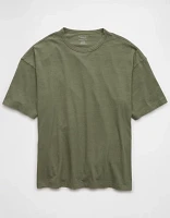 AE Boxy Linen-Blend T-Shirt