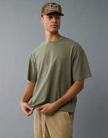 AE Boxy Linen-Blend T-Shirt