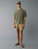 AE Boxy Linen-Blend T-Shirt