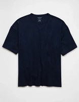 AE Boxy Linen-Blend T-Shirt