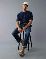 AE Boxy Linen-Blend T-Shirt