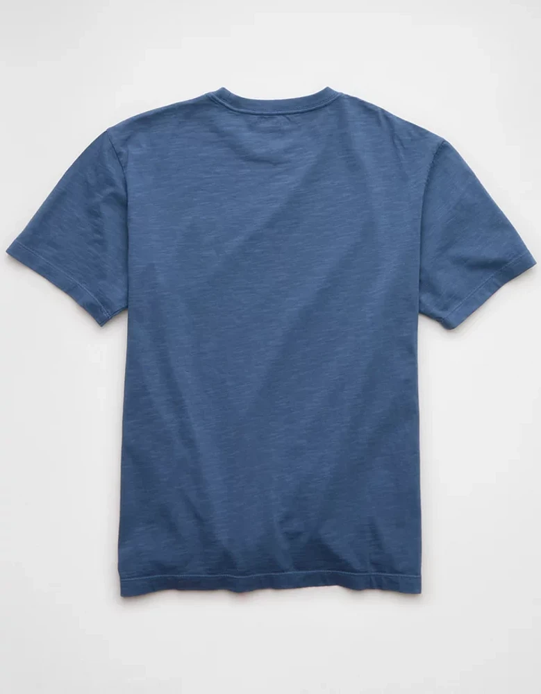 T-shirt flammé de style déjà porté AE