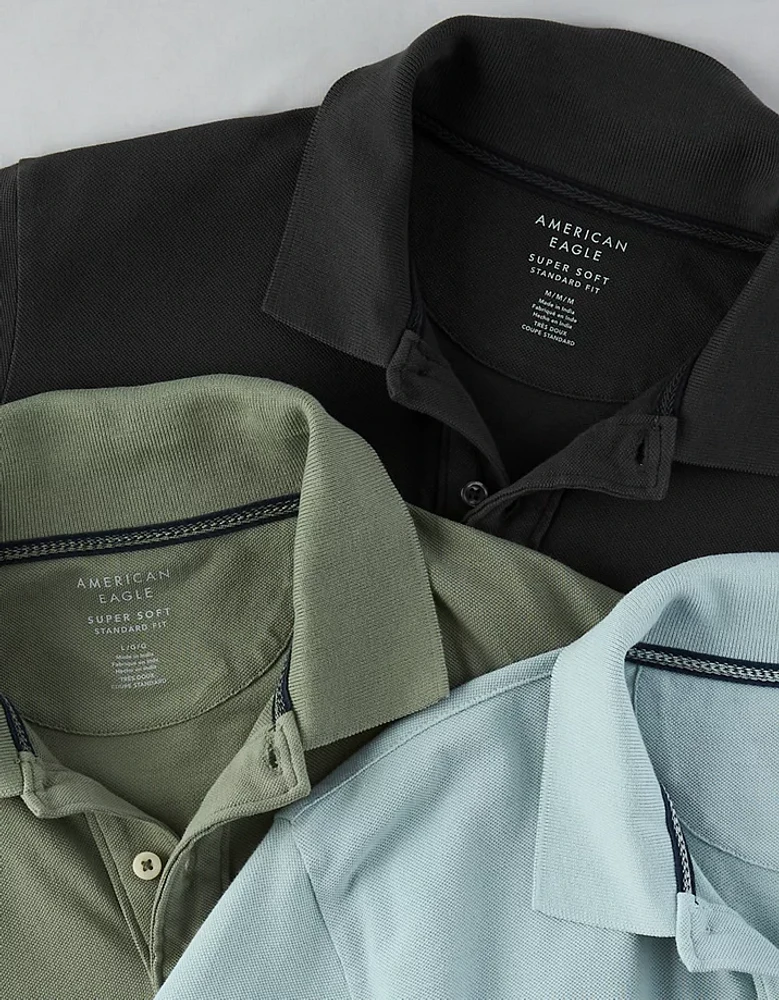 Polo piqué d’aspect déjà porté AE