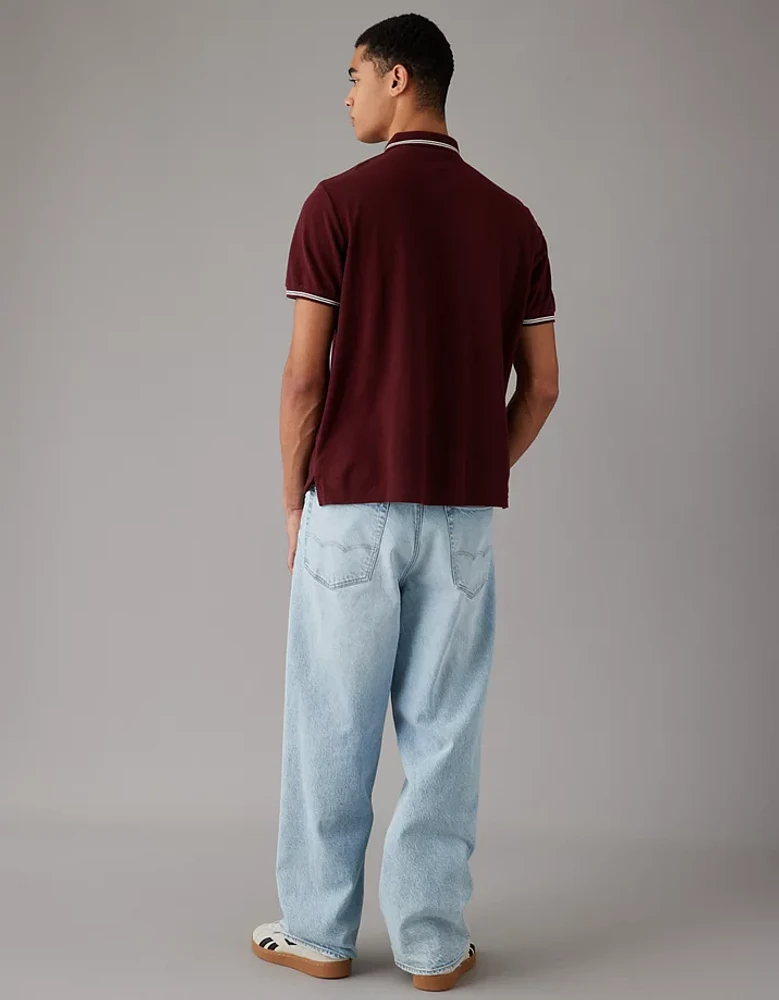 AE Lived-In Pique Polo Shirt