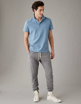 AE Lived-In Slim Fit Pique Polo Shirt