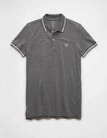 AE Lived-In Slim Fit Pique Polo Shirt
