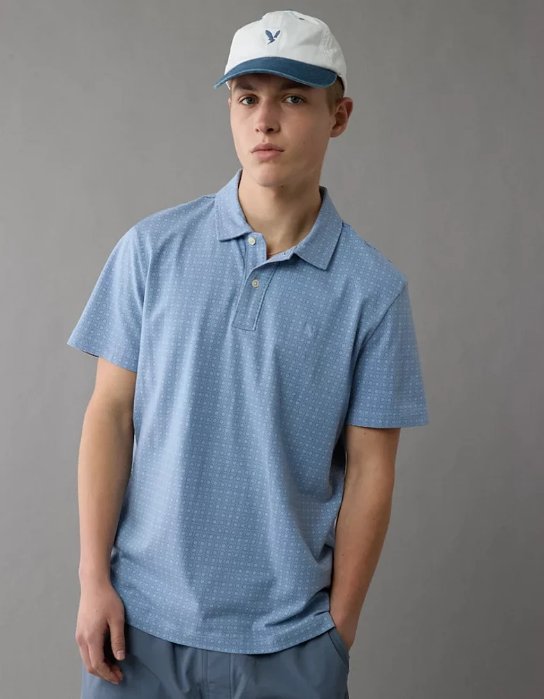 Polo imprimé de club à logo 24/7 AE