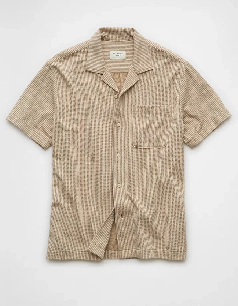 Chemise campeur en seersucker AE