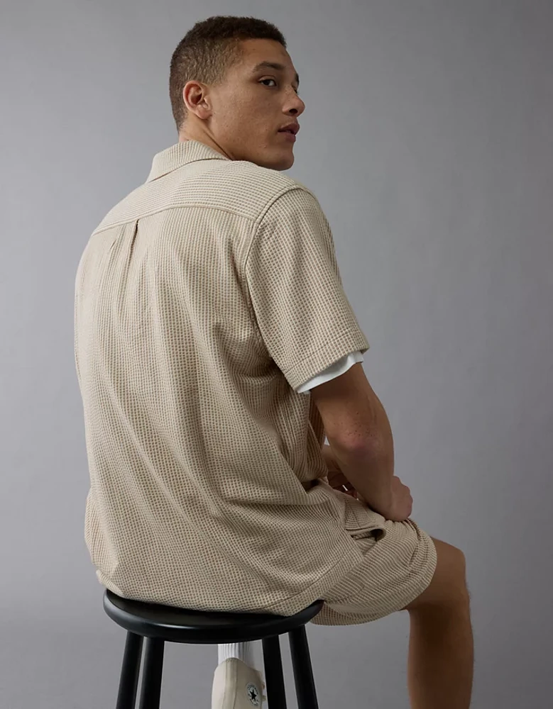 Chemise campeur en seersucker AE