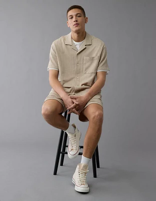 Chemise campeur en seersucker AE