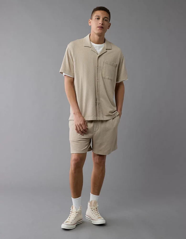 Chemise campeur en seersucker AE