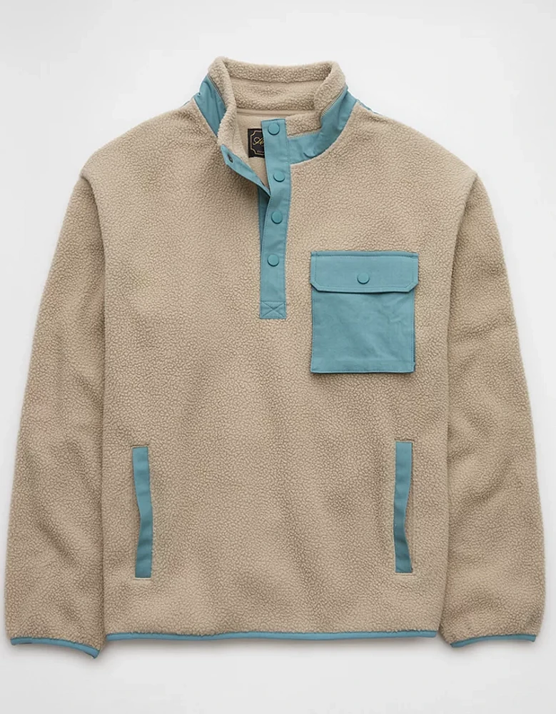 AE Quarter Snap Sherpa Jacket