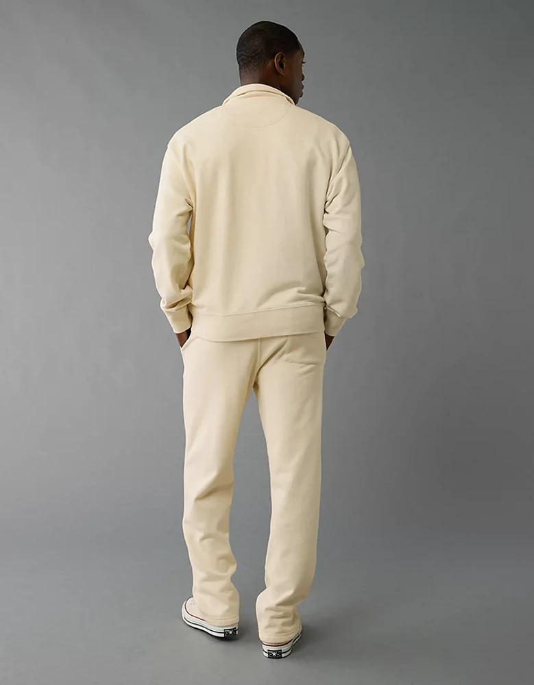 AE Quarter-Zip Polo Collar Sweatshirt