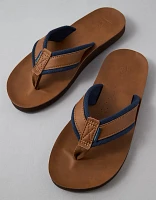 AE Men's Leather Flip Flop