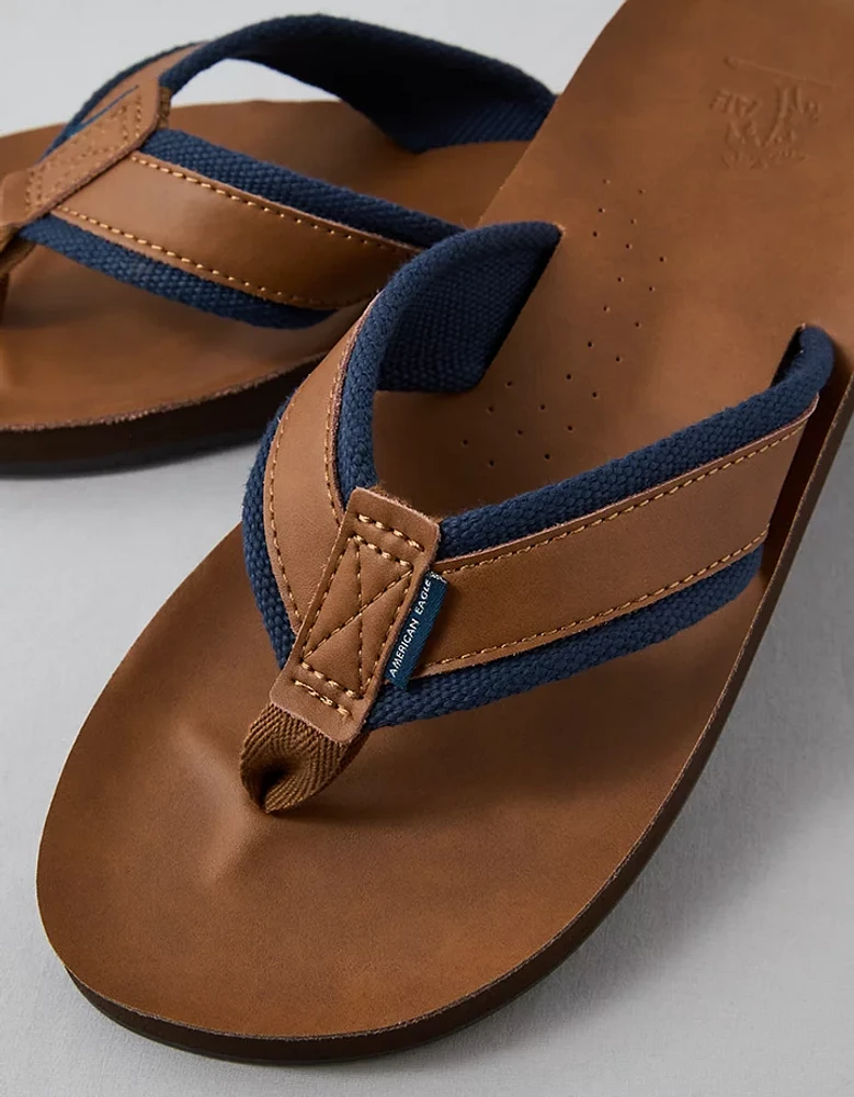 AE Men's Leather Flip-Flop